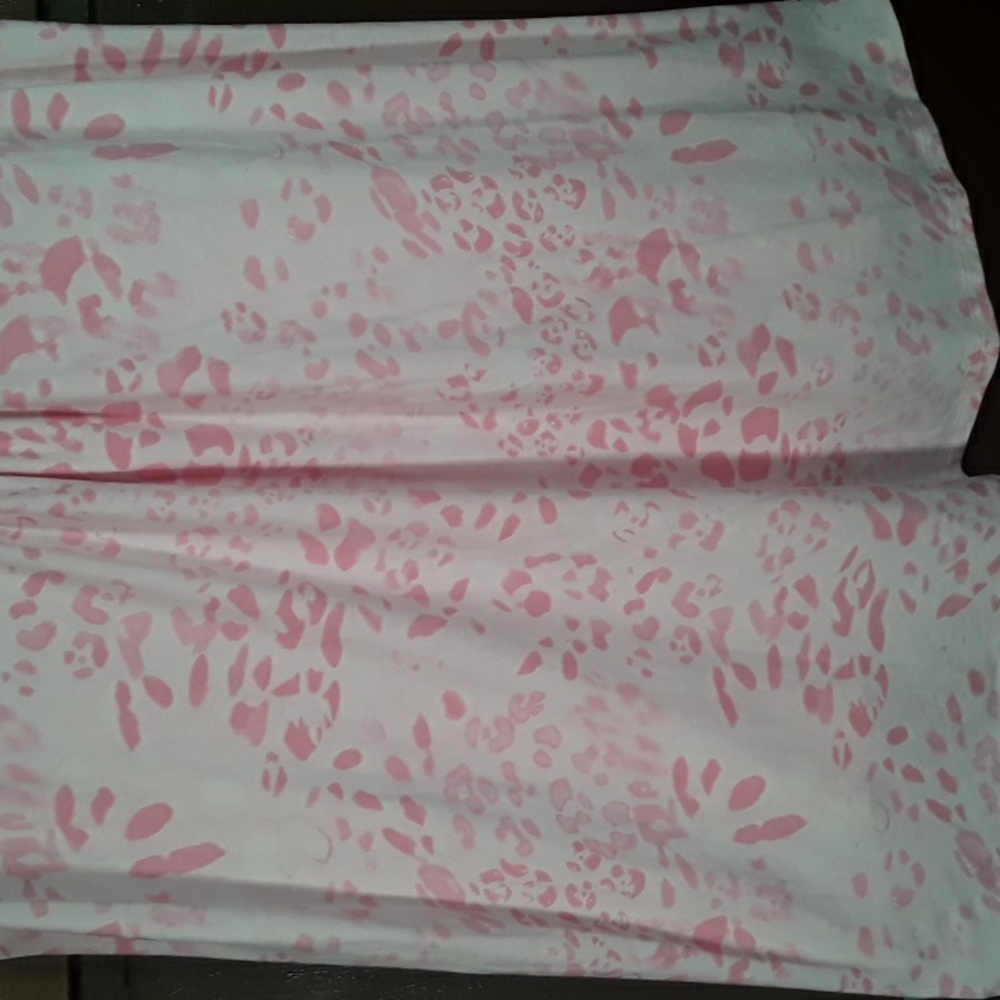 Joyspun 3X Adorable Adj Straps Nightgown Pink Cheetah Print - Picture 9 of 15